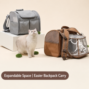 Expandable Cat Backpack – Large-Capacity Pet Carrier for Travel CW-107