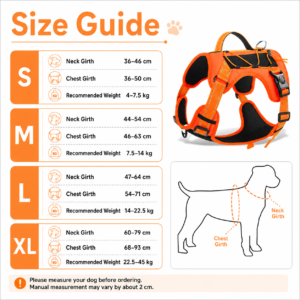 Reflective Tactical Dog Harness Vest for Dogs CW-003 相册2
