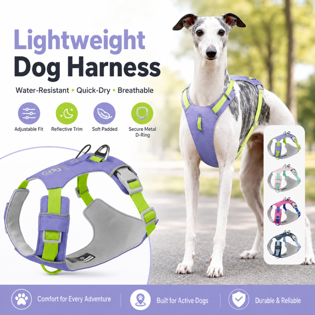 Lightweight Quick-Dry Dog Harness for Dogs CW-004