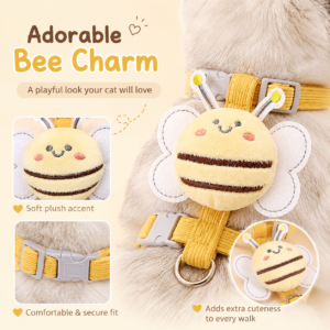 Bee Cat Harness and Leash Set for Cats CW-005 相册4