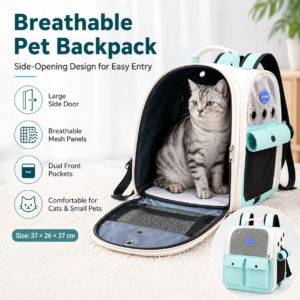 All-Season Breathable Cat Dog Travel Backpack Carrier CW-008