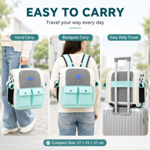 All-Season Breathable Cat Dog Travel Backpack Carrier CW-008 相册5