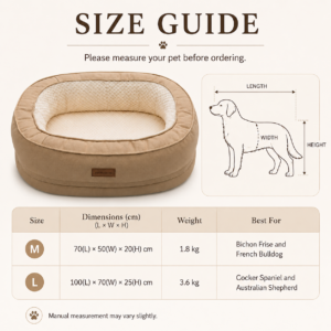 Water-Resistant Orthopedic Pet Bed - Raised bolster support CW-010 相册2