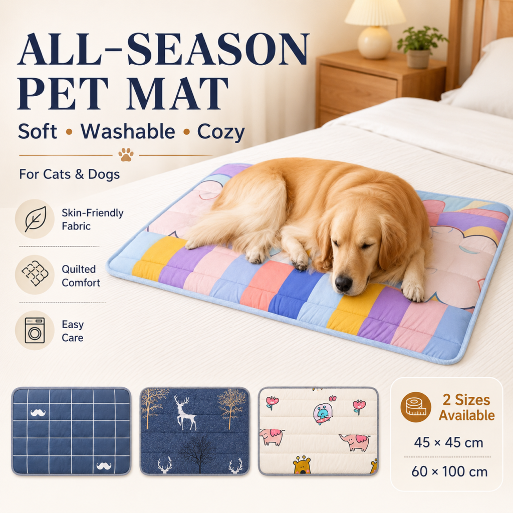 Washable Non-Slip Pet Sleeping Mat | Pet Housing Products CW-011