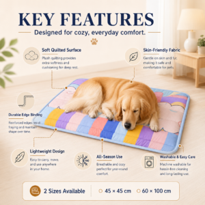 Washable Non-Slip Pet Sleeping Mat | Pet Housing Products CW-011 相册1
