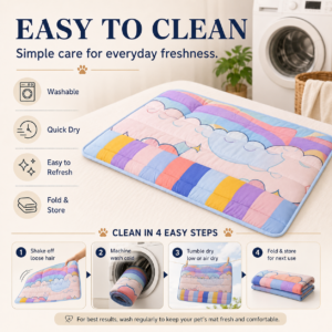 Washable Non-Slip Pet Sleeping Mat | Pet Housing Products CW-011 相册3