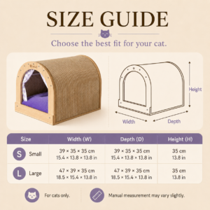 Curved Sisal Cat House Scratcher for Cats CW-012 相册5