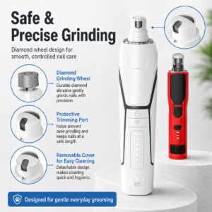 Electric Pet Nail Grinder Set - Multiple grinding heads CW-026 相册1