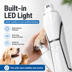 Electric Pet Nail Grinder Set - Multiple grinding heads CW-026 相册2