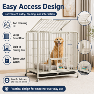 Heavy-Duty Metal Dog Crate for Dogs CW-028 相册1