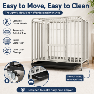 Heavy-Duty Metal Dog Crate for Dogs CW-028 相册2