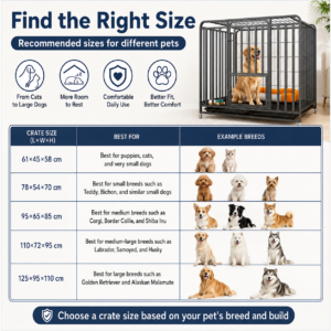 Heavy-Duty Metal Dog Crate for Dogs CW-028 相册5