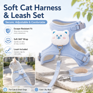 Cat Vest Harness with Leash for Cats CW-030