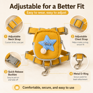 Backpack-Style Dog Harness for Dogs CW-031 相册3