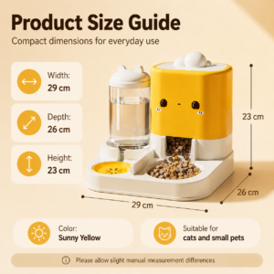 Automatic Pet Feeder and Water Dispenser Set | Pet Daily Supplies CW-032 相册5
