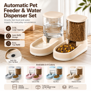 Automatic Pet Food and Water Dispenser | Pet Daily Supplies CW-033