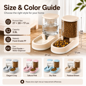 Automatic Pet Food and Water Dispenser | Pet Daily Supplies CW-033 相册5