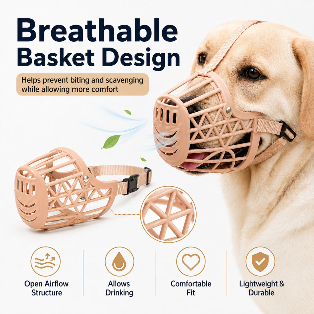 Plastic Dog Muzzle for Dogs CW-035