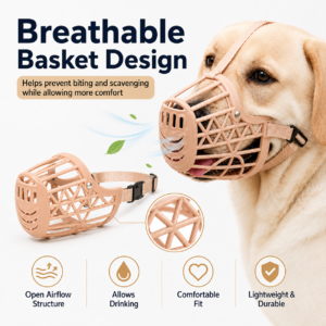 Plastic Dog Muzzle for Dogs CW-035
