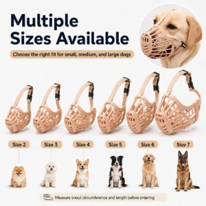 Plastic Dog Muzzle for Dogs CW-035 相册3