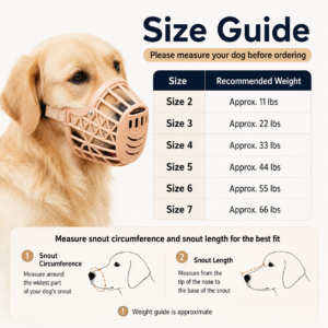 Plastic Dog Muzzle for Dogs CW-035 相册4