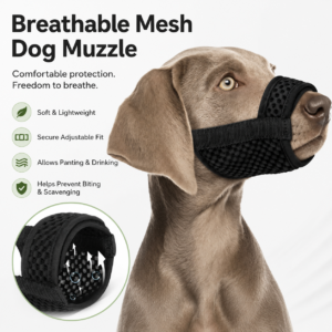 Breathable Mesh Dog Muzzle for Dogs CW-037