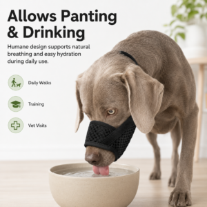 Breathable Mesh Dog Muzzle for Dogs CW-037 相册3