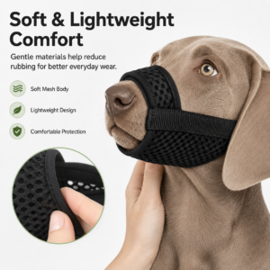 Breathable Mesh Dog Muzzle for Dogs CW-037 相册4