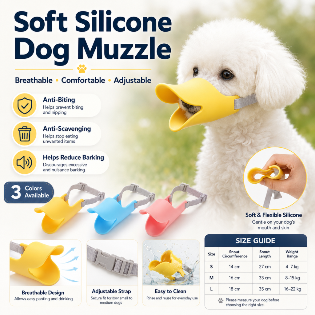 Duck Bill Dog Muzzle for Dogs CW-040