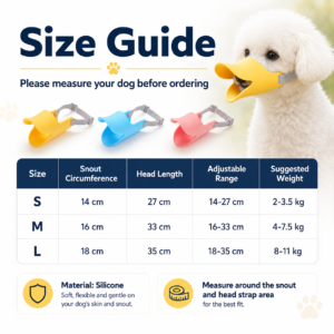 Duck Bill Dog Muzzle for Dogs CW-040 相册5