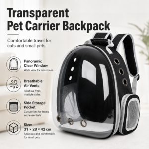 Large Transparent Space Capsule Pet Backpack Carrier CW-044