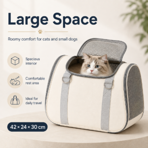 Portable Cat Dog Backpack Crossbody Travel Carrier CW-045 相册2