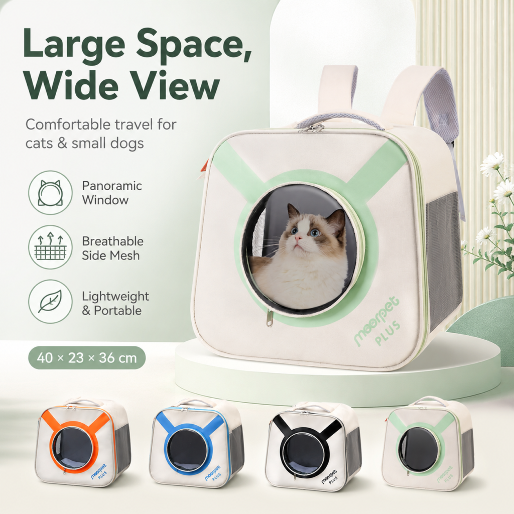 Foldable Large Cat Backpack and Handheld Pet Carrier CW-046