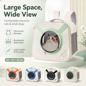 Foldable Large Cat Backpack and Handheld Pet Carrier CW-046