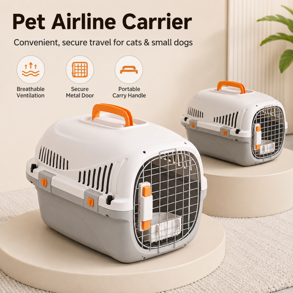 Portable Airline Cat Dog Travel Carrier Crate Box Bag CW-047
