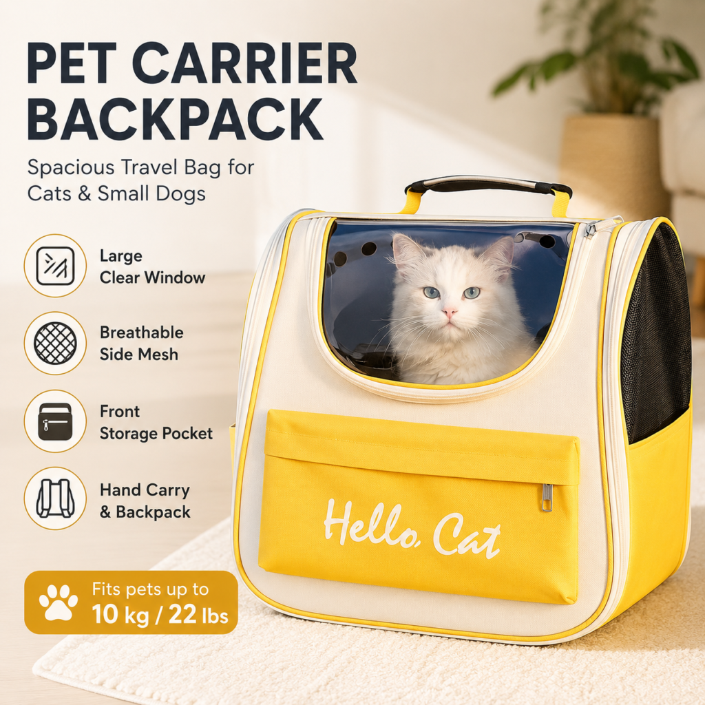 Foldable Waterproof Cat Dog Space Capsule Backpack CW-100