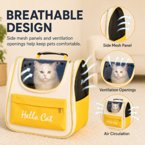 Foldable Waterproof Cat Dog Space Capsule Backpack CW-100 相册3