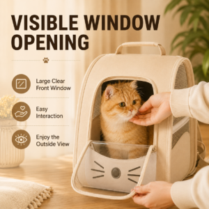 Foldable Anti-Scratch Cat Travel Backpack Carrier Bag CW-101 相册2