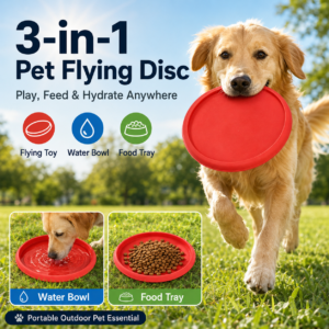 Silicone Dog Flying Disc for Dogs CW-043