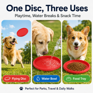 Silicone Dog Flying Disc for Dogs CW-043 相册1