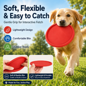 Silicone Dog Flying Disc for Dogs CW-043 相册2