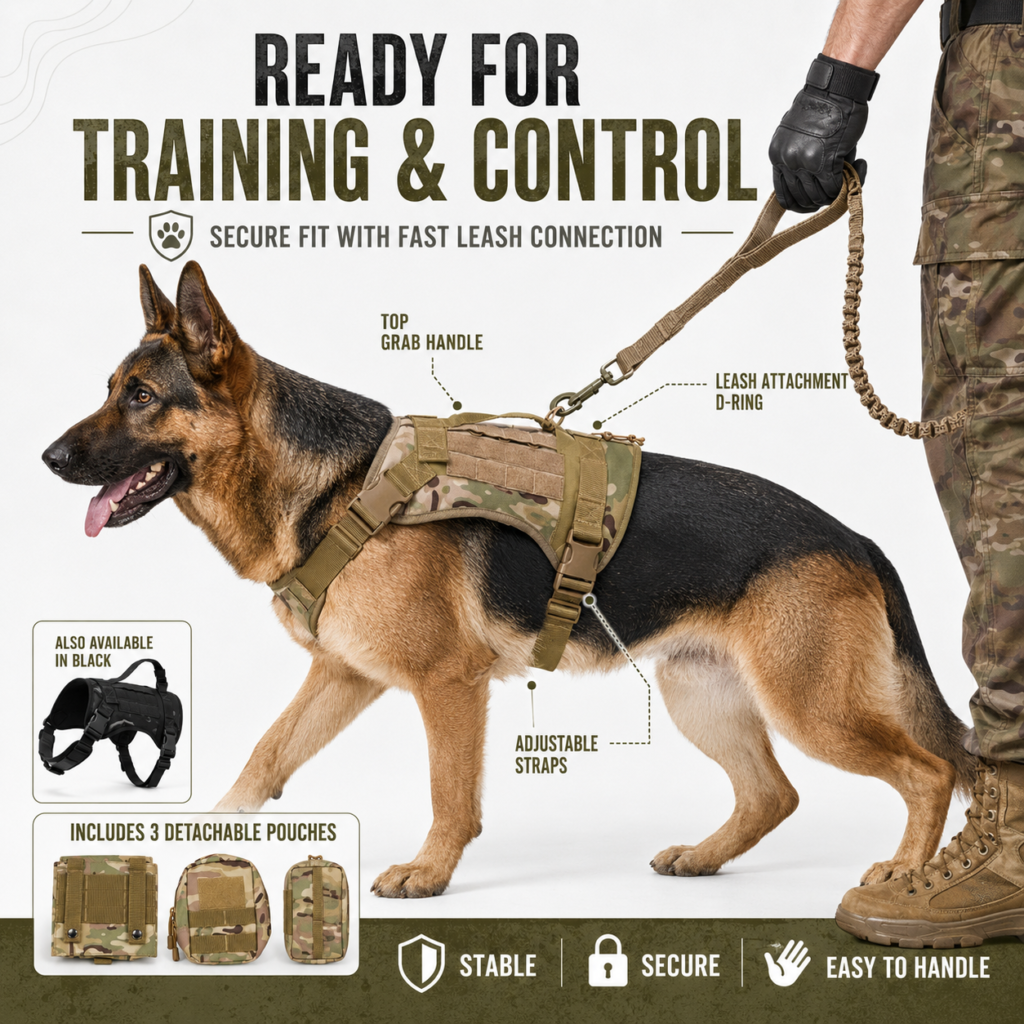 Tactical Working Dog Harness for Dogs CW-048
