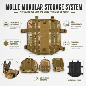 Tactical Working Dog Harness for Dogs CW-048 相册3