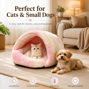 Semi-Enclosed Pet Sleeping Bag Bed - Warm semi-enclosed nest CW-050 相册3