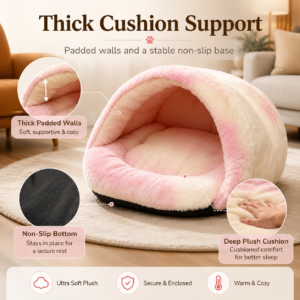 Semi-Enclosed Pet Sleeping Bag Bed - Warm semi-enclosed nest CW-050 相册4