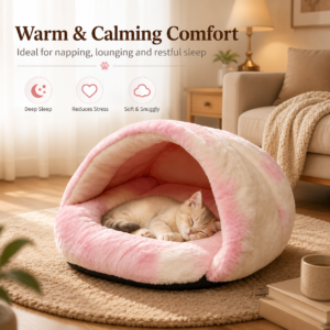 Semi-Enclosed Pet Sleeping Bag Bed - Warm semi-enclosed nest CW-050 相册5