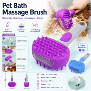 Pet Bath Massage Brush - Suitable for bathing CW-052 相册1