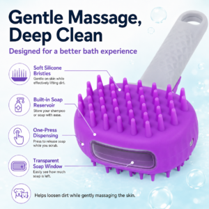 Pet Bath Massage Brush - Suitable for bathing CW-052 相册3