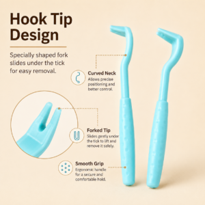 Pet Tick Removal Tool - Helps remove ticks and fleas CW-054 相册1