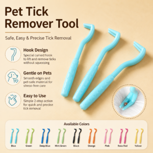 Pet Tick Removal Tool - Helps remove ticks and fleas CW-054 相册3
